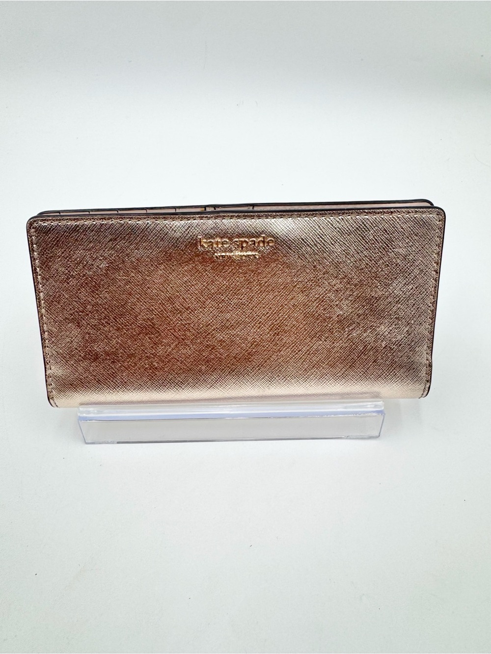 Kate Spade Spencer Metallic Slim Wallet